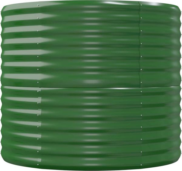 vidaXL Hochbeet Verzinkter Stahl 152x80x68 cm Grün 318948 Bild 4