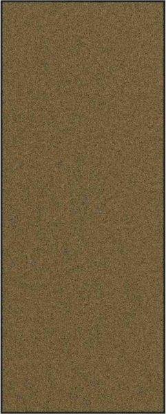 vidaXL Fußmatte Braun und Schwarz 120 x 300 cm Polyamid und PVC 4100734