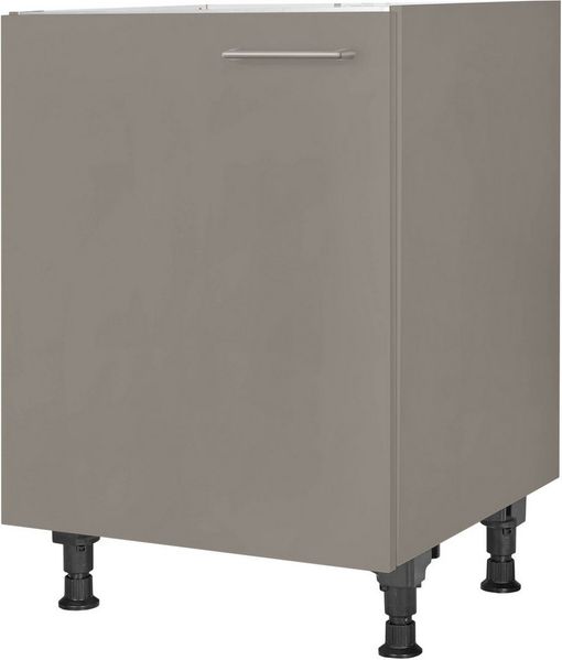 nobilia® Spülenschrank "Laser", Ausrichtung wählbar, vormontiert, in den Breiten 45 und 60 cm, mit höhenverstellbaren Sockelfüßen