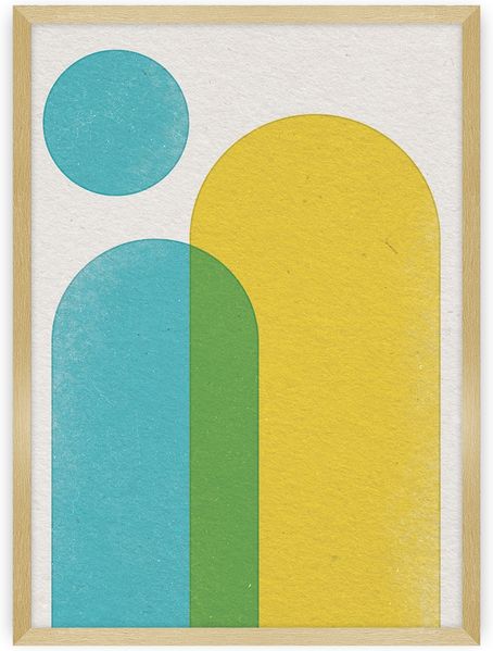 Dekoria Poster Abstract Shapes II
