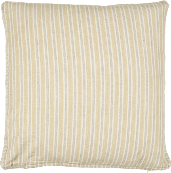 Ib Laursen - Boxkissenbezug Stuhlkissenbezug Kissenbezug Streifen Natur 66147-30