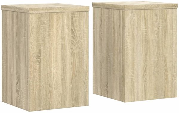 vidaXL Pflanzenständer 2 Stk. Sonoma-Eiche 20x20x30 cm Holzwerkstoff 852899 Bild 2