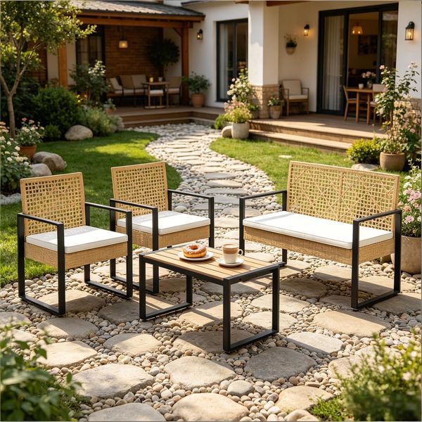 Außenmöbelsatz,Terrassenmöbelsatz,Modulares Gesprächsmöbelsatz,Rasenmöbelsatz