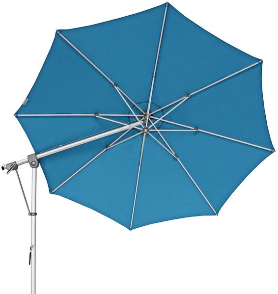 Doppler Expert 350 Pendelschirm Sonnenschirm 8 Farbvarianten Ampelschirm 438247 T821 Aquamarin