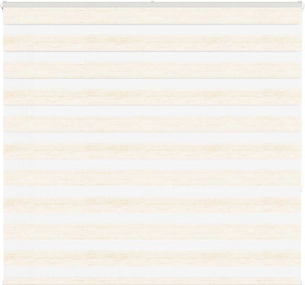 vidaXL Doppelrollo Marmorbeige 165x150cm Stoffbreite 160,9 cm Polyester 4014664