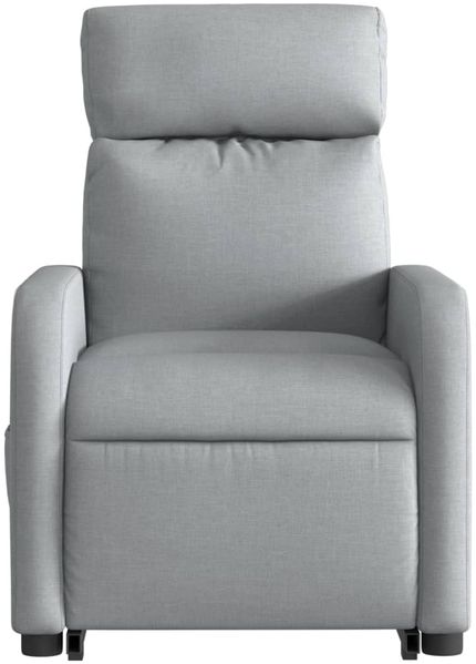 vidaXL Relaxsessel mit Aufstehhilfe Hellgrau Stoff 3206699 Bild 9