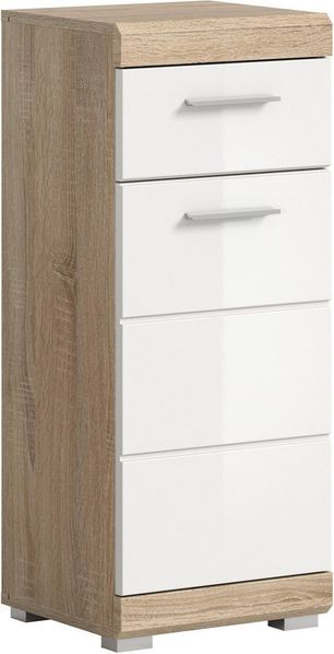 INOSIGN Unterschrank Siena, Breite 37cm, 1 Tür, 1 Schubkasten, 2 Fächer, MDF-Front (1-St) in verschiedenen Farben erhältlich, Badmöbel, Badschrank, Kommode, Bad