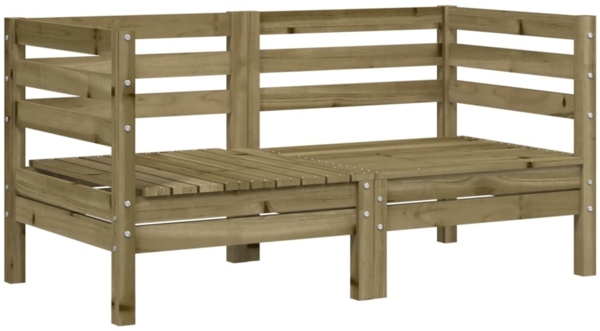 vidaXL Garten-Ecksofas 2 Stk. Kiefernholz Imprägniert 837990