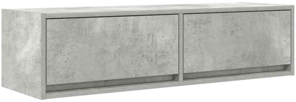 vidaXL TV-Schränk Betongrau 100 x 31 x 25,5 cm Holzwerkstoff 861529
