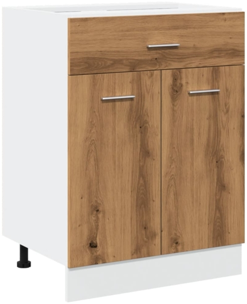 vidaXL Unterschrank Lyon Artisan-Eiche 60x46x81,5 cm Holzwerkstoff 856090