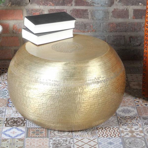 Orientalischer Beistelltisch Yara Gold Bild 7