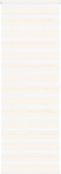 vidaXL Doppelrollo Marmorbeige 75x200 cm Stoffbreite 70,9 cm Polyester 4014672