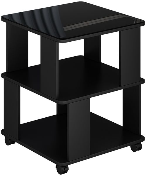 Couchtisch Velito Schwarz 50 x 50 cm Vicco