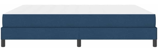 vidaXL Boxspringbett mit Matratze Blau 180 x 200 cm Stoff 3398513 Bild 6