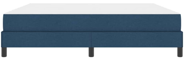 vidaXL Boxspringbett mit Matratze Blau 180 x 200 cm Stoff 3398513 Bild 5