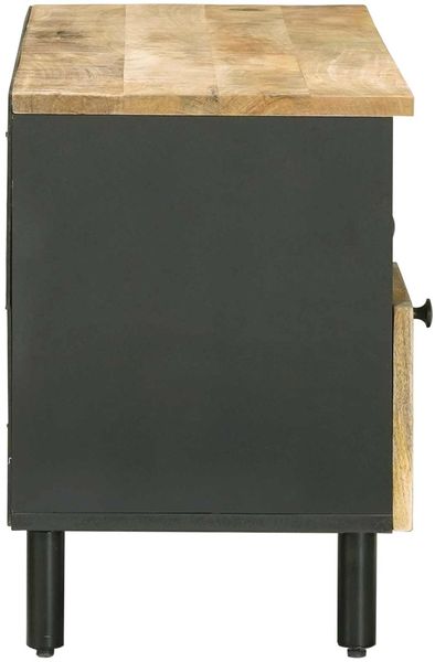 vidaXL Stauraumschränke Natur 100 x 33 x 46 cm Massivholz Mango 4018862 Bild 5