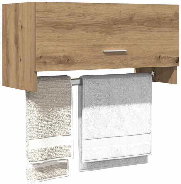 vidaXL Kleiderschrank Artisan-Eiche 70x32,5x35 cm Holzwerkstoff 856619