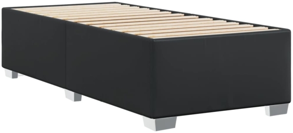 vidaXL Bettgestell Schwarz 90x190 cm Kunstleder 3284536 Bild 2