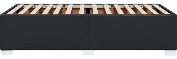 vidaXL Bettgestell Schwarz 90x190 cm Kunstleder 3284536 Bild 4