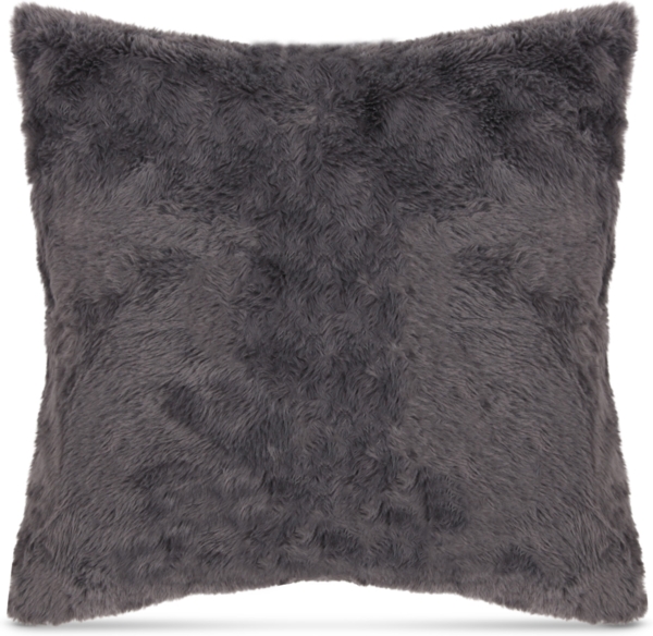 Kissenhülle "Faux Rabbit" 45x45cm Anthrazit 45x45 cm