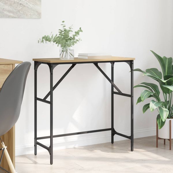 vidaXL Konsolentisch Artisan-Eiche 75 x 32 x 75 cm Holzwerkstoff 882209