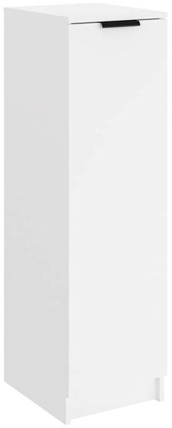 Schuhschrank, Schuhkipper für Flur, skandinavisch Weiß 30x35x100 cm Holzwerkstoff