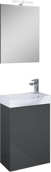 Gästewaschplatz Stuttgart 45 cm Waschbecken Waschtisch Waschplatz