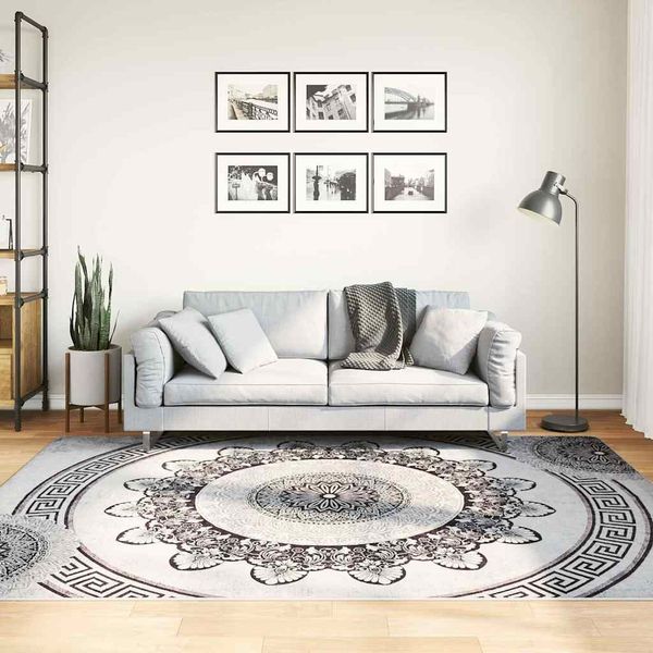 vidaXL Teppich Waschbar 160x230 cm Mehrfarbig Rutschfest [337985]