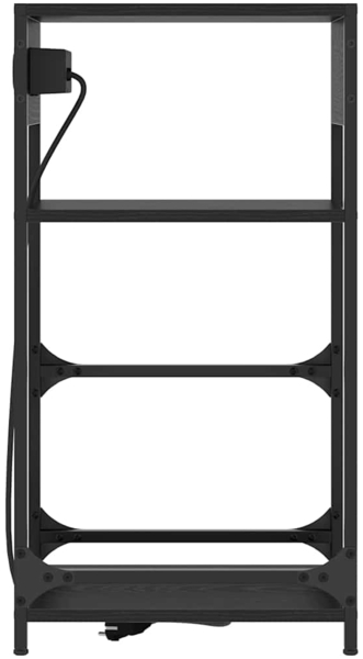 vidaXL Nachttisch Schwarze Eiche 40 x 27 x 76 cm Holzwerkstoff 859570 Bild 6