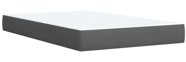 vidaXL Boxspringbett mit Matratze Dunkelgrau 90x200 cm Stoff 3285779 Bild 9