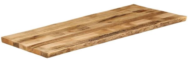 vidaXL Tischplatte mit Baumkante 140x60x3,8 cm Raues Mango Massivholz 370697 Bild 2