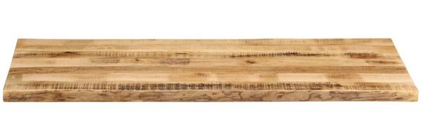 vidaXL Tischplatte mit Baumkante 140x60x3,8 cm Raues Mango Massivholz 370697 Bild 3