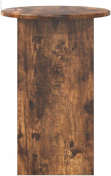 vidaXL Beistelltisch Geräucherte Eiche Ø 39,5 x 55 cm Holzwerkstoff 8001042 Bild 5