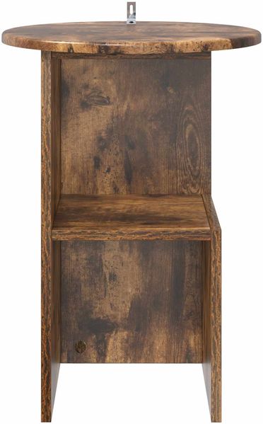 vidaXL Beistelltisch Geräucherte Eiche Ø 39,5 x 55 cm Holzwerkstoff 8001042 Bild 4