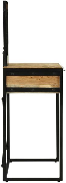 vidaXL Schminktisch Braun 100 x 40 x 120 cm Massivholz Akazie 374115 Bild 7