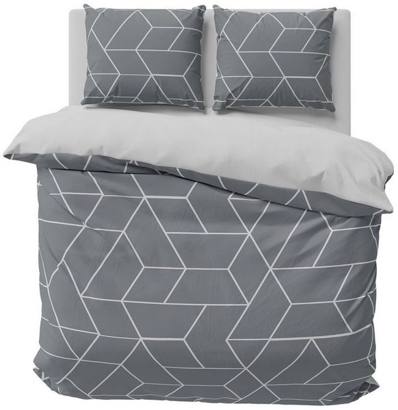 One Home Bettwäsche Motive, Mikrofaser, 3 teilig, Geometrisch Grafisch modern, Knitterfrei Weich für Sommer und Winter