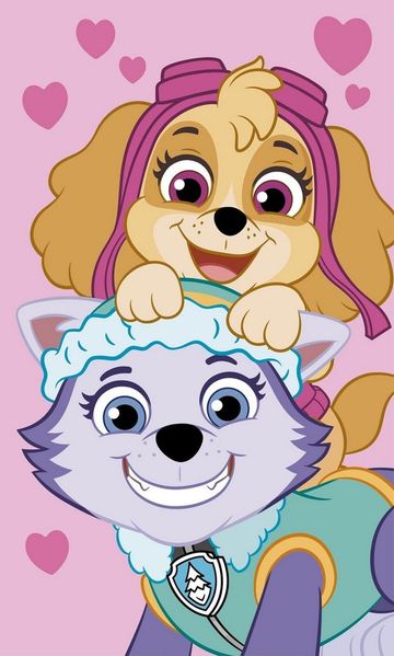 PAW PATROL Handtuch Handtuch 100% Baumwolle, 30x50 cm, schnelltrocknend & bedruckt