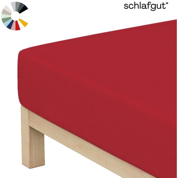 Schlafgut Mako Jersey Spannbetttuch Spannbettlaken 180x200 200x200
