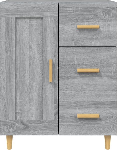 vidaXL Sideboard Grau Sonoma 69,5x34x90 cm Holzwerkstoff 817370 Bild 7