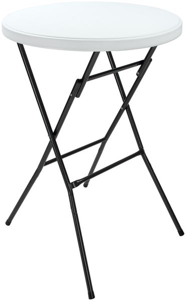 Casaria Stehtisch klappbar Bistrotisch 110 cm x 72 cm Weiß