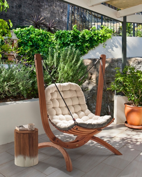 Hollywoodschaukel ALLISTE Braun Bild 3