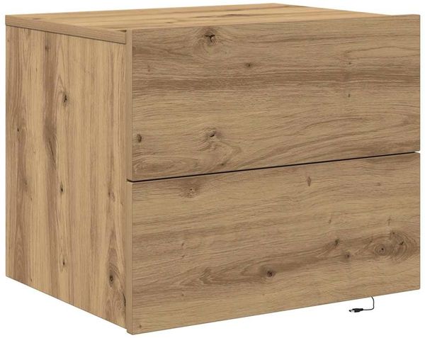 vidaXL Nachttisch Artisan-Eiche 50 x 39 x 41 cm Holzwerkstoff 863074 Bild 2