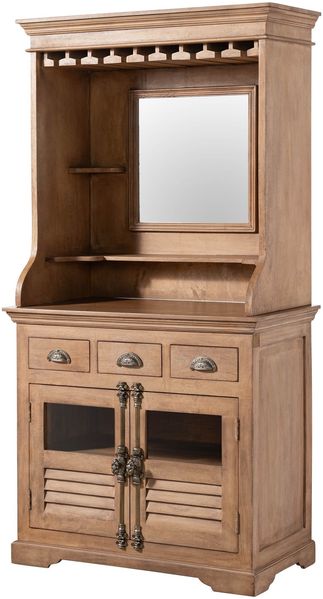 Bar Mango 98x51x190 beige geölt TOULOUSE #05