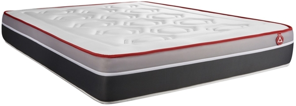 VITAL CARE matratze 200x200 cm + Bettgestell mit lattenrost, Härtegrad 3, Taschenfedern und Rückstellschaum, Höhe : 26 cm Bild 3