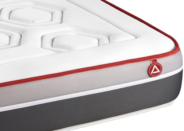 VITAL CARE matratze 200x200 cm + Bettgestell mit lattenrost, Härtegrad 3, Taschenfedern und Rückstellschaum, Höhe : 26 cm Bild 4