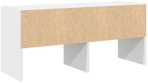 vidaXL Schuhregal Stapelbar Weiß 89,5x30x40 cm 858839 Bild 6