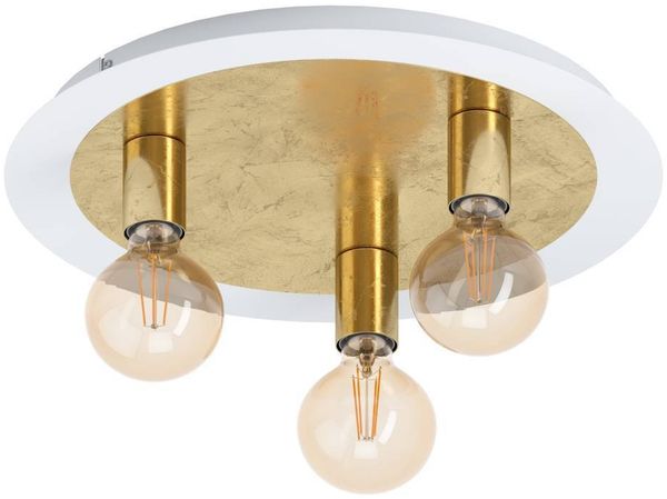 Eglo 97492 LED Deckenleuchte PASSANO weiß, gold Ø45cm H:19,5cm