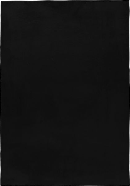 Hochflor Teppich Pia Läufer - 80x250 cm - Schwarz