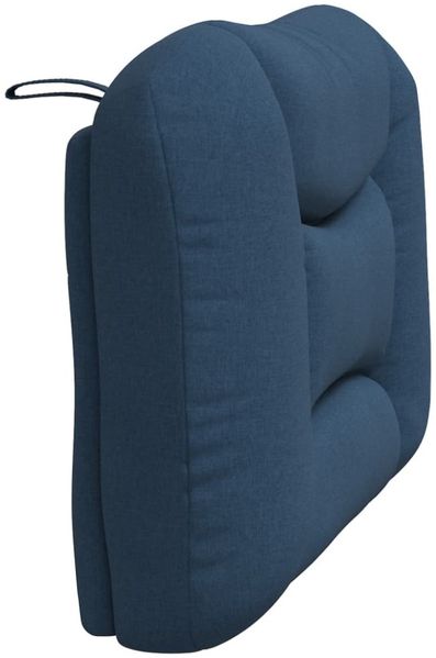 vidaXL Kopfteil-Kissen Blau 90 cm Stoff Bild 8