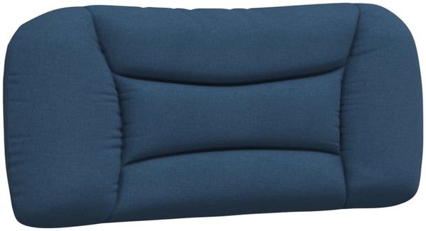 vidaXL Kopfteil-Kissen Blau 90 cm Stoff Bild 10